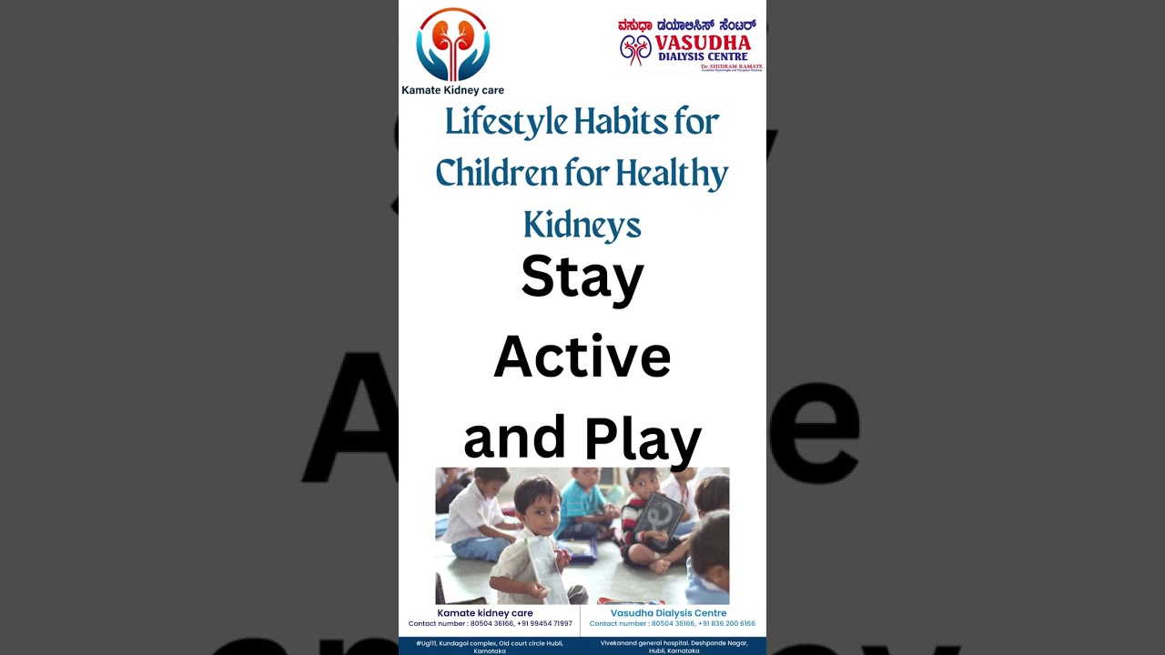Lifestyle Habits for Children for Healthy Kidneys
