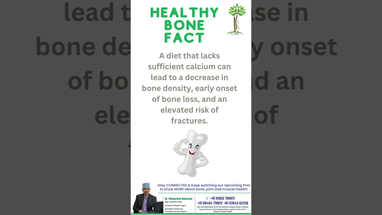 Healthy Bone Fact | keep your bones healthy