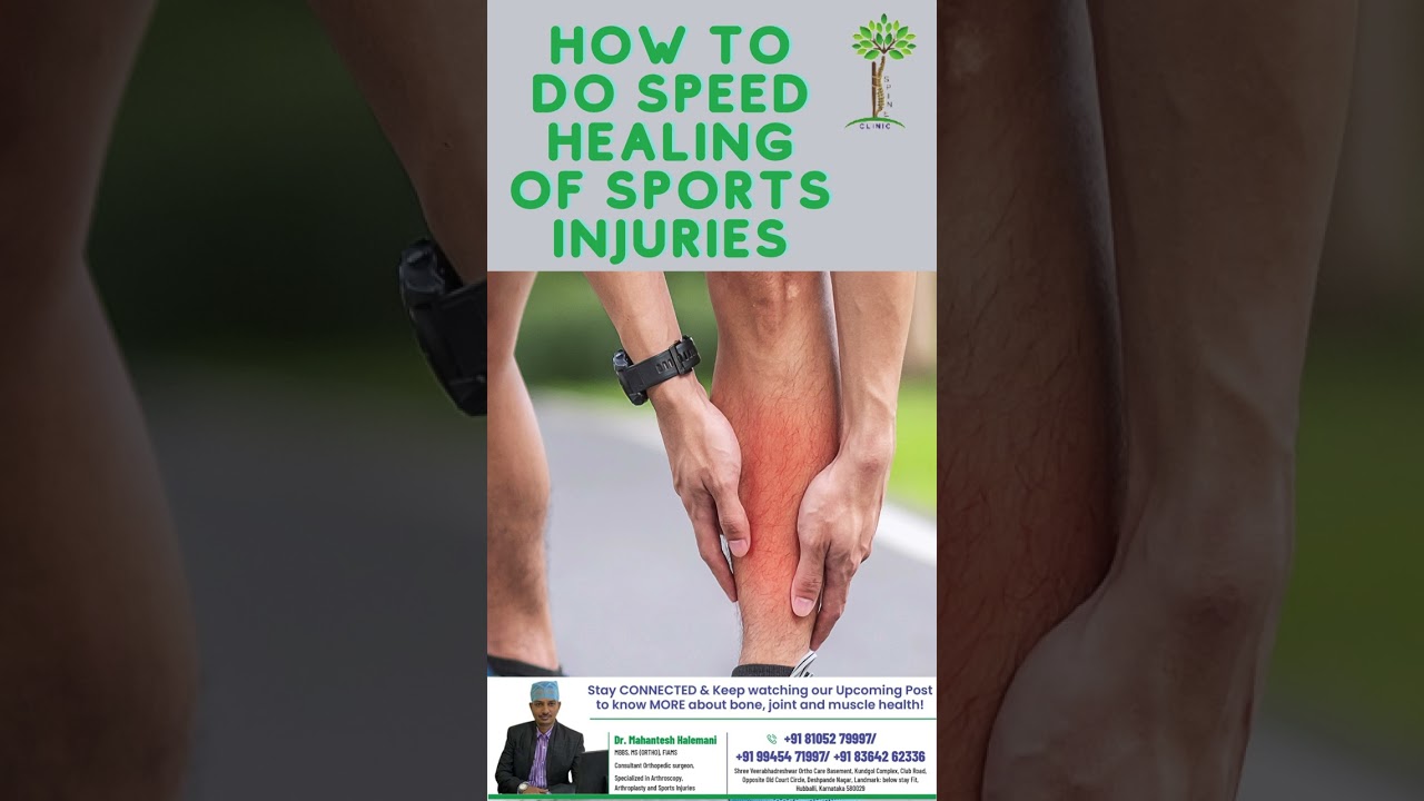 how to do Speed Healing of sports injuries
