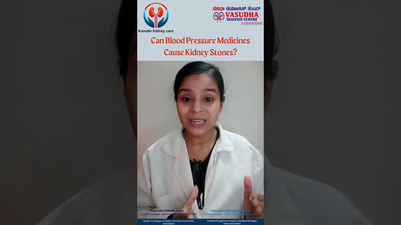 Can Blood Pressure Medicines Cause Kidney Stones?