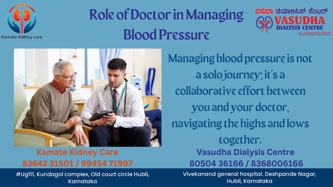 Role of Doctor in Managing Blood Pressure