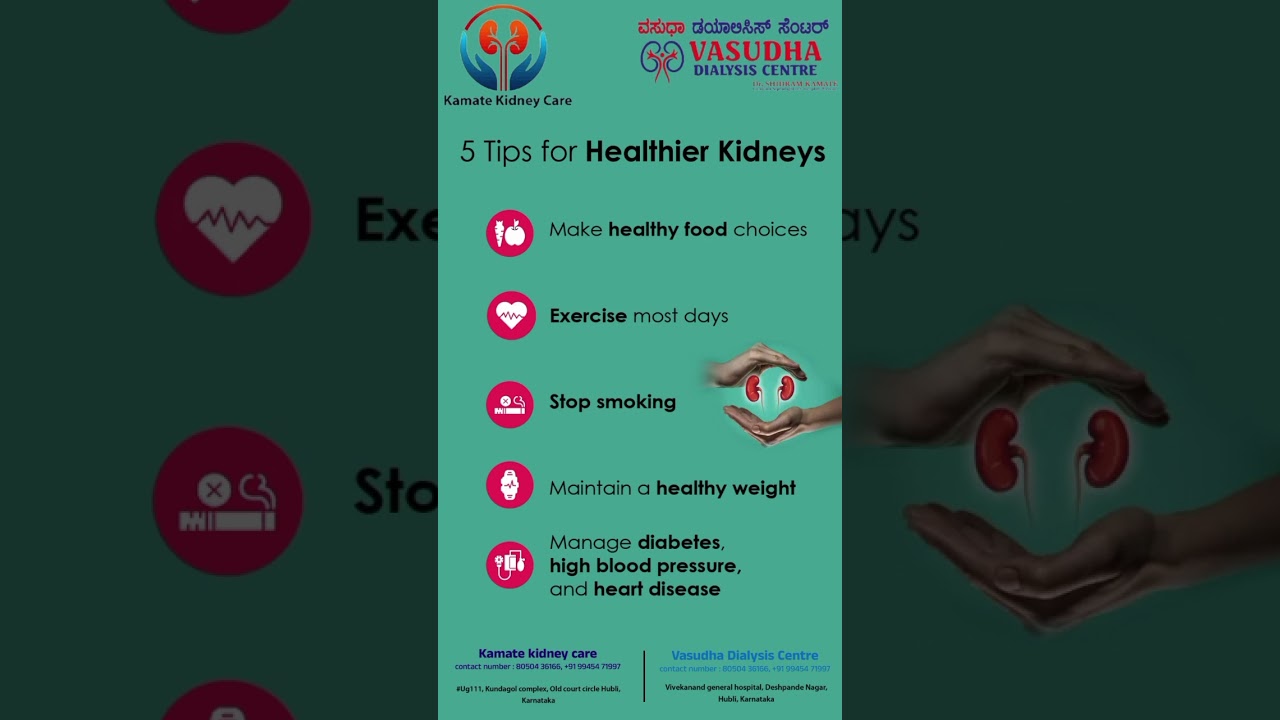5 Tips to keep your kidneys healthy