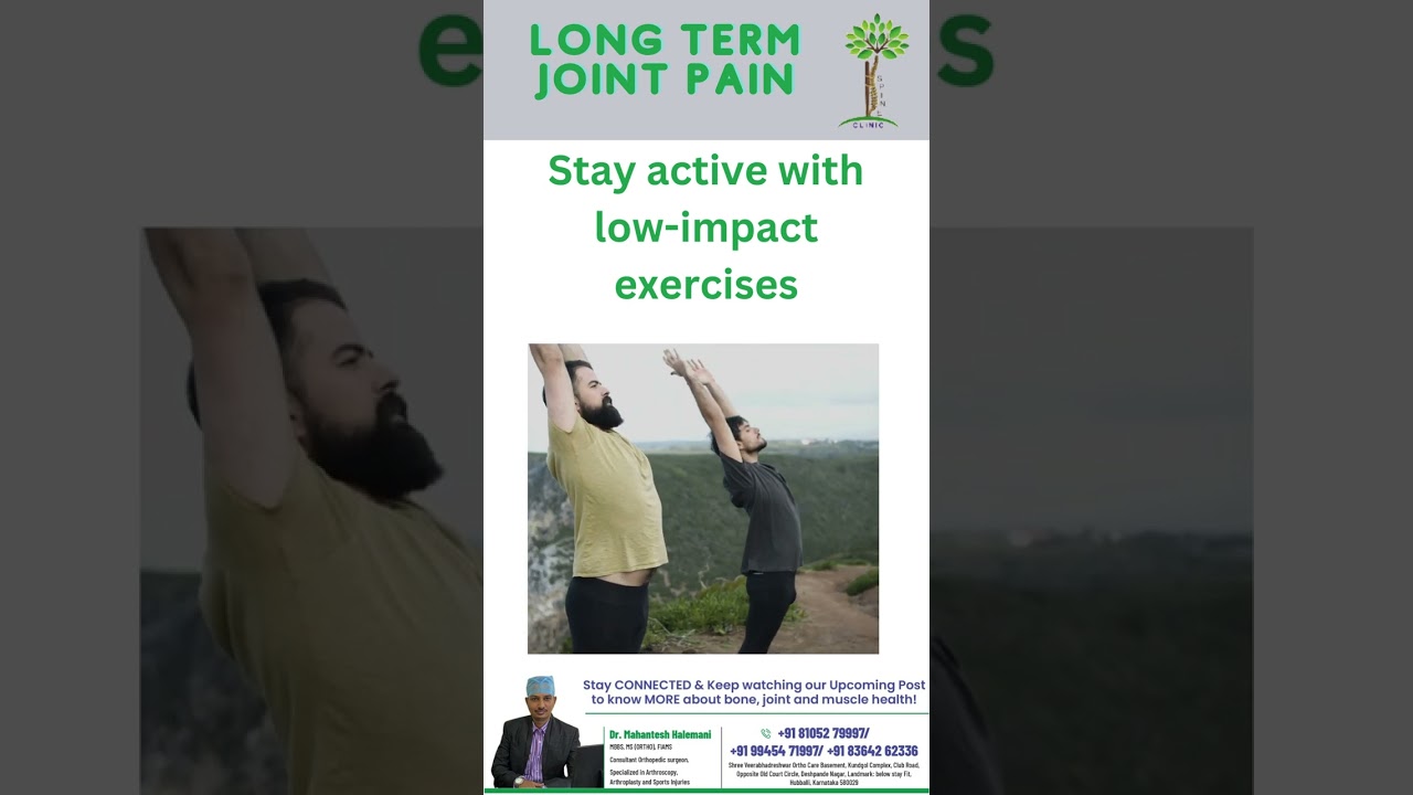 Stay active with low-impact exercises