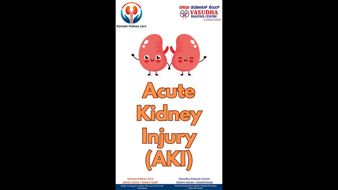 Acute Kidney Injury (AKI): Stabilize kidney function, manage fluid and electrolyte imbalances