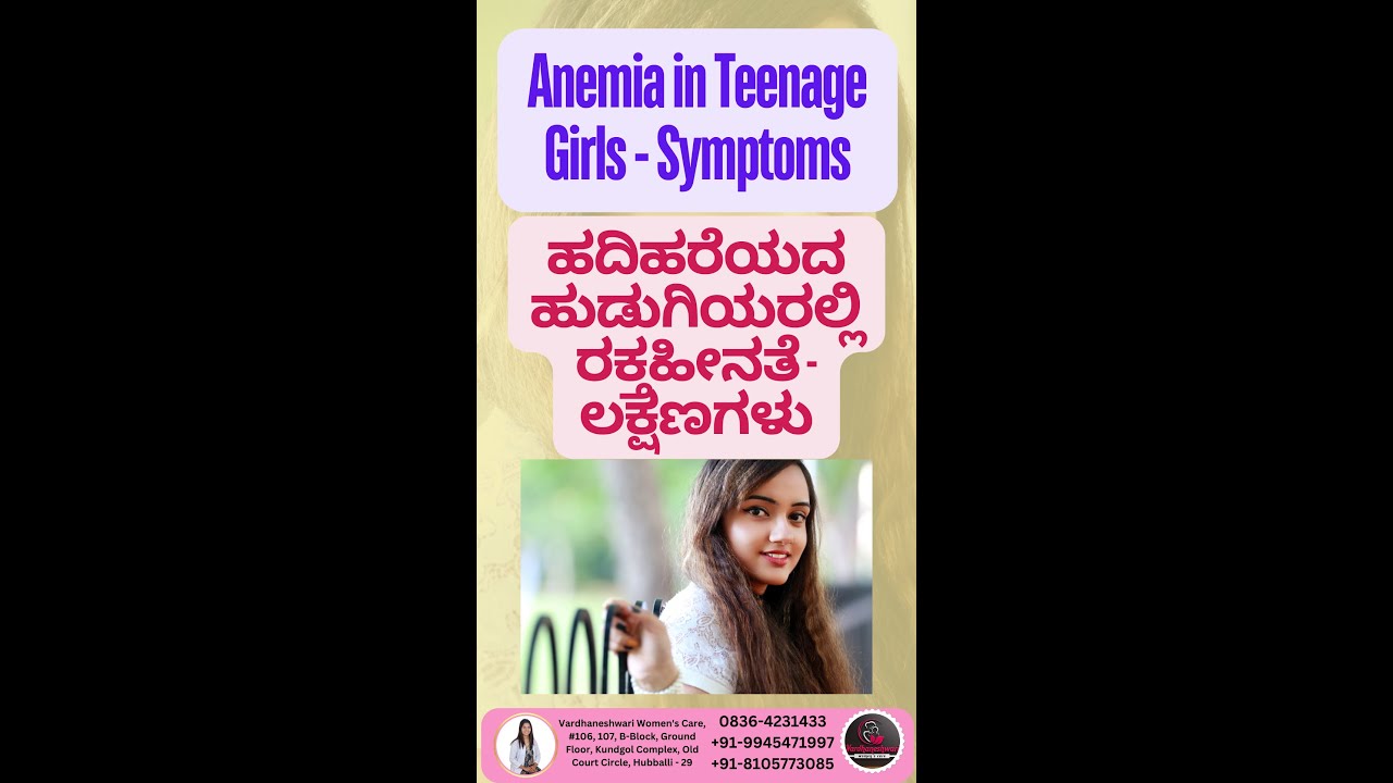 Anemia in Teenage Girls – Symptoms